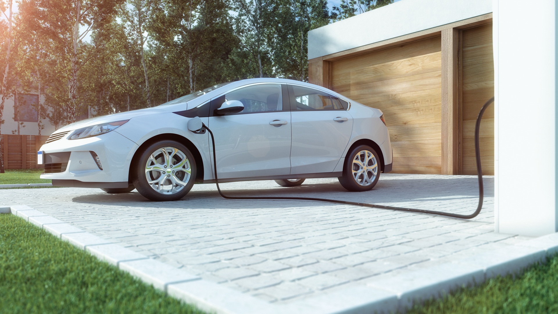 Elektroauto lädt zuhause | Photovoltaik Reutlingen